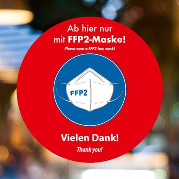 Sticker masca FFP2