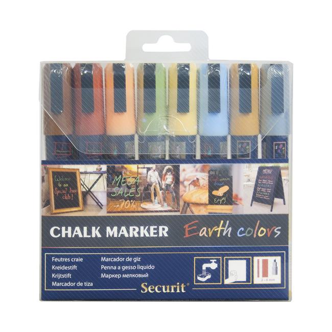 Set Marker creta Earth colors