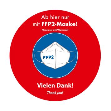 Sticker masca FFP2