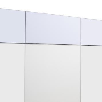 Stand de expoziție FlexiSlot "Style" 3.900 x 800 mm stand de cap de expoziție